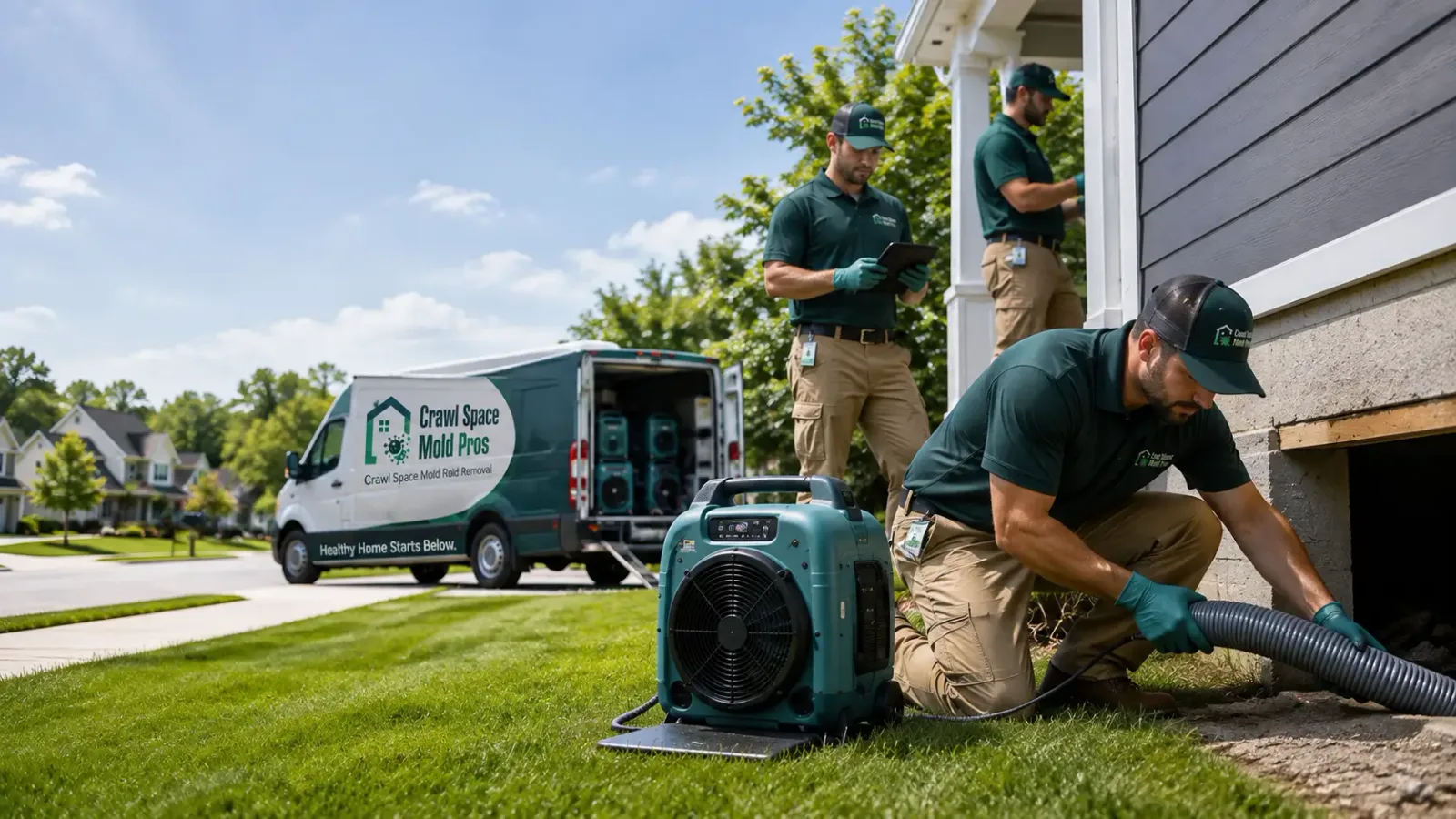 Crawl Space Mold Removal in Bowerston, OH